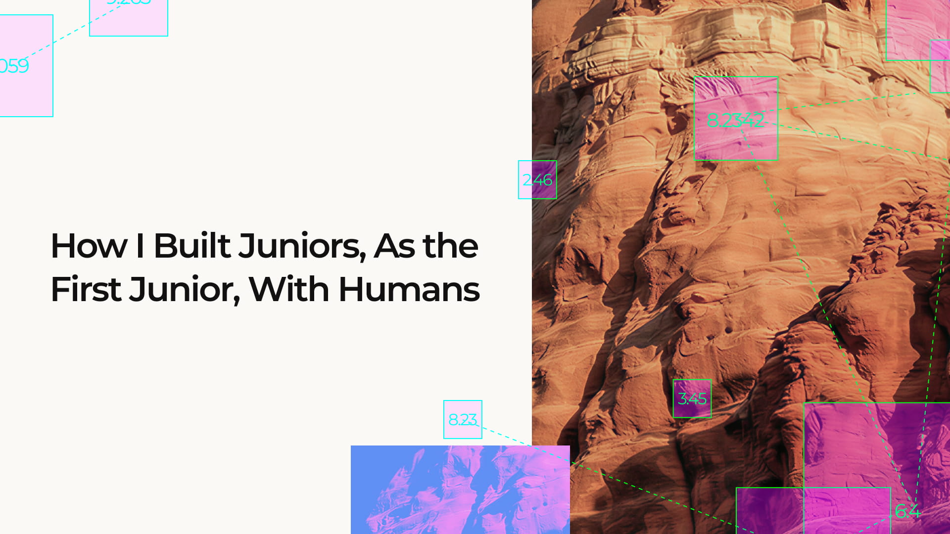 How I Built Juniors, As the First Junior, With Humans