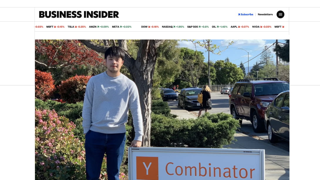 Business Insider article cover